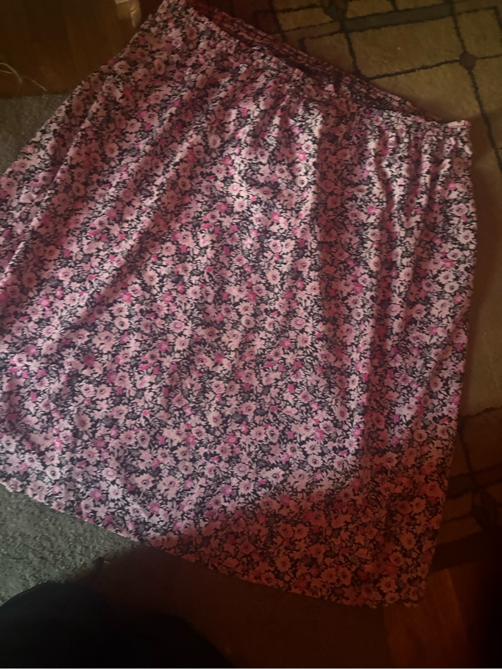 Blair Pink Floral A-Line Skirt